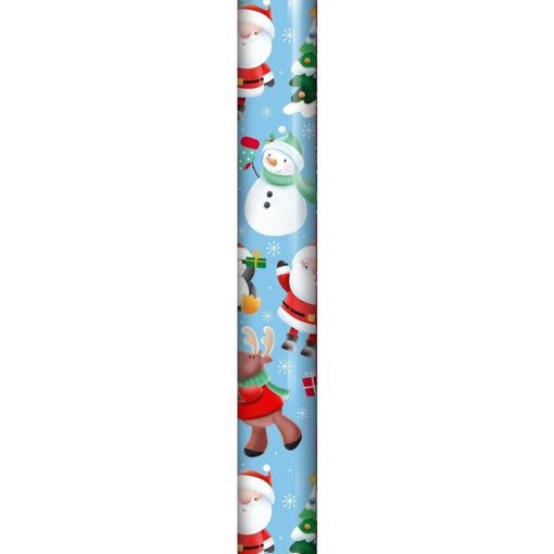 Picture of 7M CHRISTMAS BLUE WRAPPING ROLL